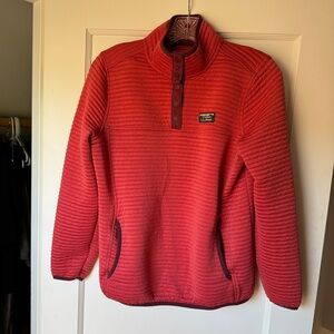 LL Bean pullover with pockets